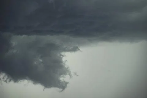 Blue sky full of white clouds, storm day Stock Photos