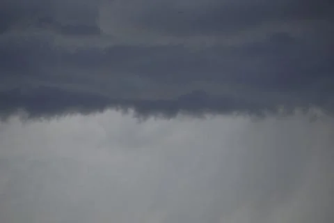 Blue sky full of white clouds, storm day Stock Photos
