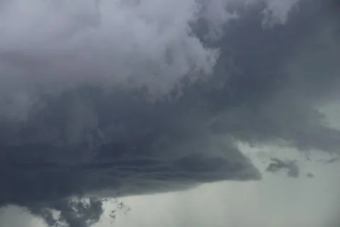 Blue sky full of white clouds, storm day Stock Photos