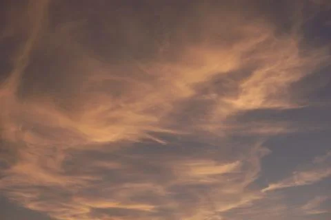 A blue sky full of white clouds Stock Photos