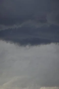 Blue sky full of white clouds, storm day Stock Photos