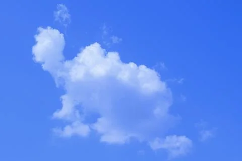Blue Sky with Giant White Clouds Stock Photos