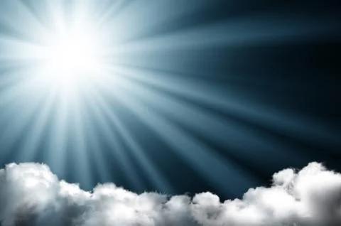 Blue sky Stock Illustration