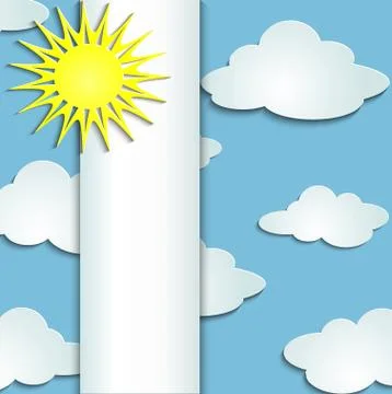 Blue sky Stock Illustration