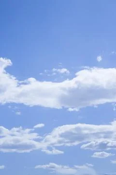 Blue sky landscape with clouds Stock Photos