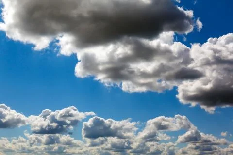 Blue sky with light clouds Fotos de archivo