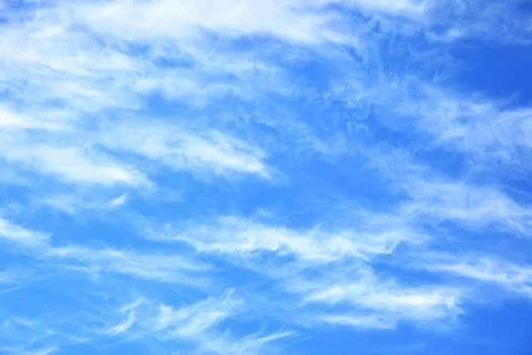 Blue sky with light clouds Stock Photos