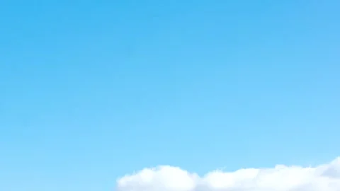 Blue sky with light white clouds Stock Footage 344167517