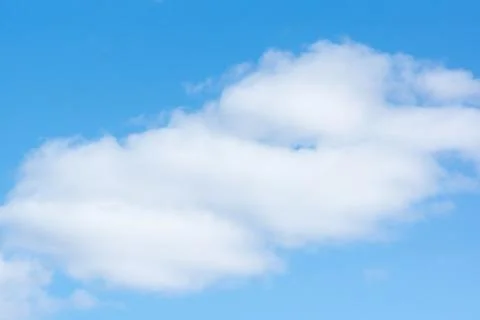 Blue sky with light white clouds Stock Photos