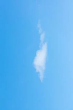 Blue sky with light white clouds Stock Photos