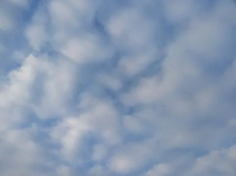 Blue sky in a lot of clouds, texture, background Photos