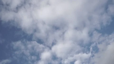 Blue sky with many white clouds Stock Footage 136615996