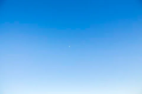 Blue sky Moon Stock Photos