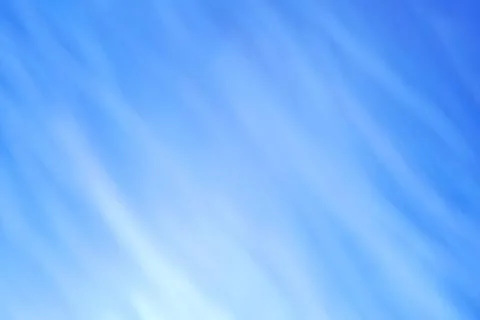 Blue sky with motion clouds background white fluffy cloudscape simple nature Stock Photos