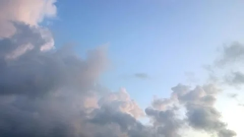 Blue Sky with Moving Clouds Time-lapse” Stock Footage 318814818