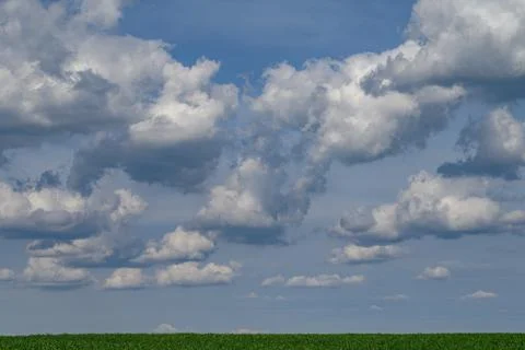 Blue sky with nice clouds Foto stock
