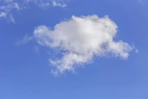 Blue sky with nice clouds in Turkey. Stock-Fotos