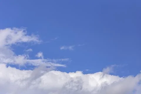 Blue sky with nice clouds in Turkey. Stock Photos