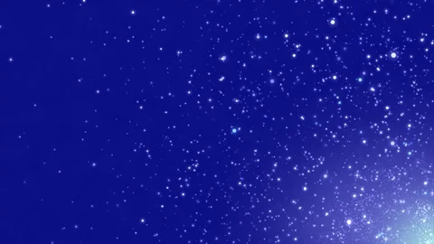 Blue Sky Particles Background Stock Footage 113160067