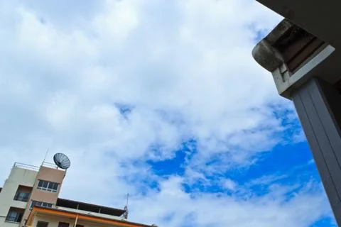 The blue sky Stock Photos