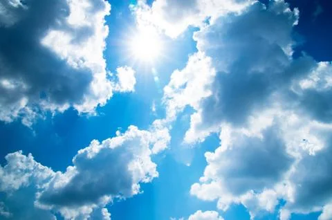 Blue sky Foto stock