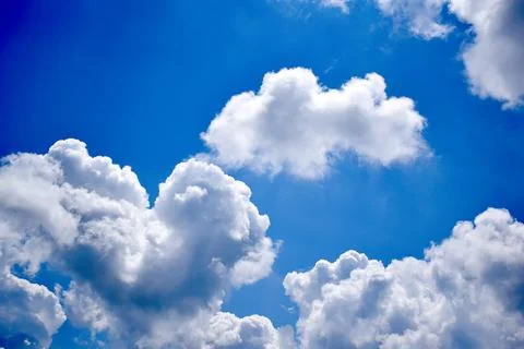 Blue sky Stockfoto's