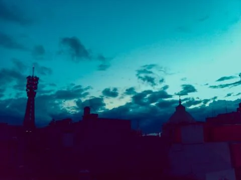 The Blue Sky Stock Photos