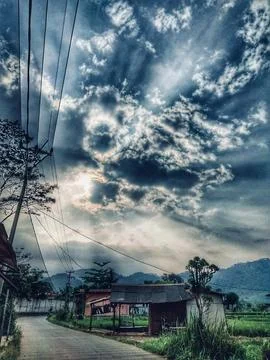 Blue sky Foto stock