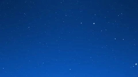 Blue sky with realistic falling snowflakes animation Stock Footage 322904692