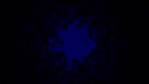 The blue sky is reflected on the water surface 3d render. Circles on the water Stock Illustration