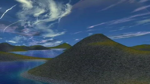 Blue Sky reflection Stock Footage 666997