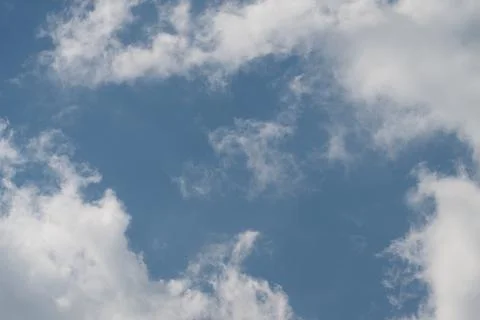 Blue sky with scattered white clouds Photos