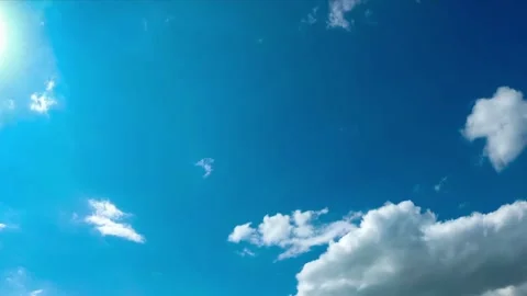 Blue sky, Sky, clouds Stock Footage 277348353