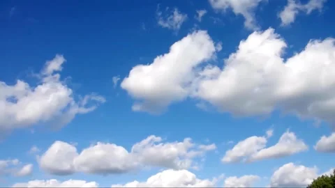 Blue sky, Sky, clouds Stock Footage 277348686