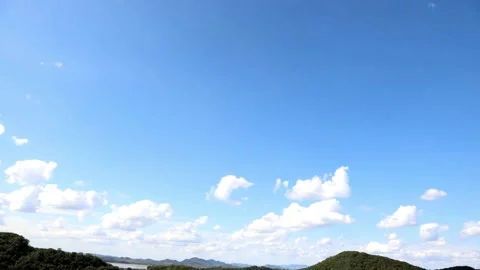 Blue sky, Sky, clouds Stock Footage 277349443