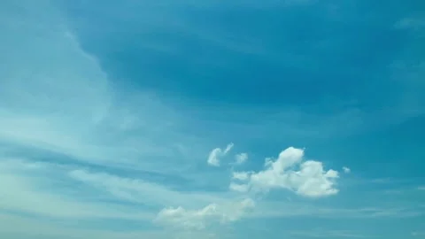 Blue sky, Sky, clouds Stock Footage 277349822