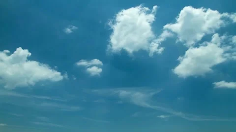 Blue sky, Sky, clouds Stock Footage 277351149