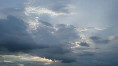 Blue sky, Sky, clouds Stock Footage 277351896