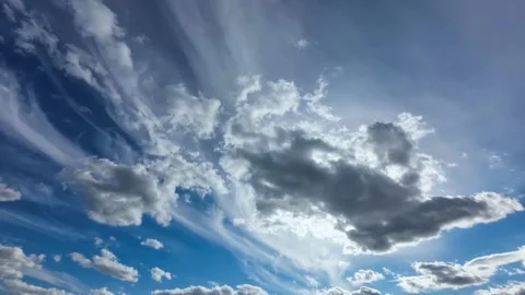 Blue sky, Sky, clouds Stock Footage 277353225