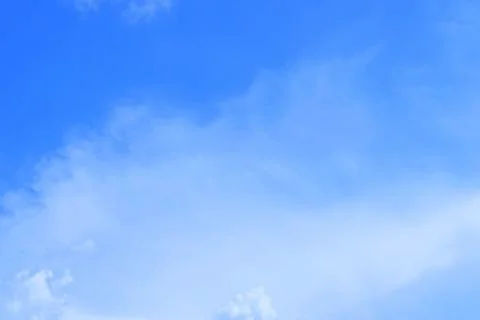 Blue Sky with Small White Clouds Stock Photos