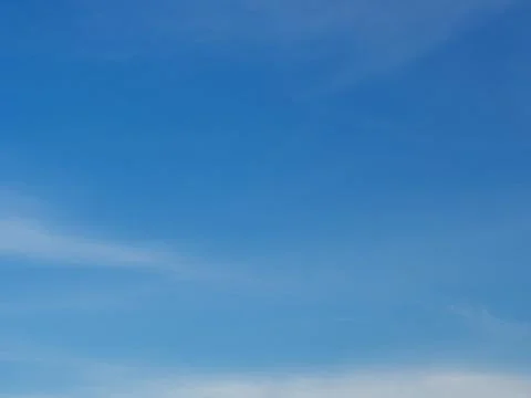 The Blue Sky with a soft cloud from Bangkok , Thailand Foto stock