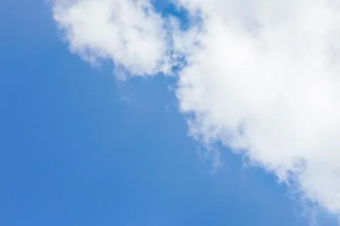 Blue sky with some clouds 库存照片