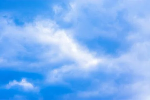 Blue sky in the springtime Stock Photos