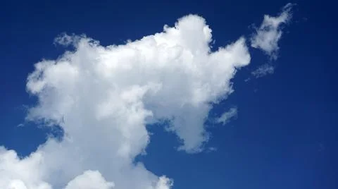 Blue sky with stormy clouds Stock Photos