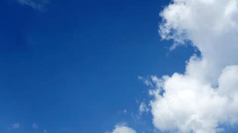 Blue sky with stormy clouds Stock Photos