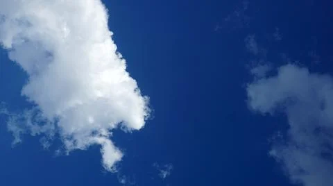 Blue sky with stormy clouds Stock Photos