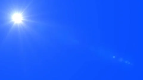 Blue sky with sun is moving Stock Footage 274242955