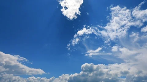 Blue sky at sunday Stock Footage 90688737
