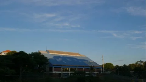 Blue sky sunset Stock Footage 167807037