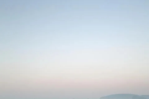 Blue sky in sunset Stock Photos